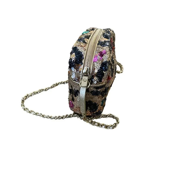 Kate Spade New York Multicolored Leopard Sequin Lauralee Crossbody Handbag - Picture 2 of 10